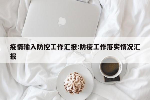 疫情输入防控工作汇报:防疫工作落实情况汇报
